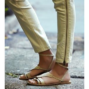 Free People Oliviera Sandals in Taupe